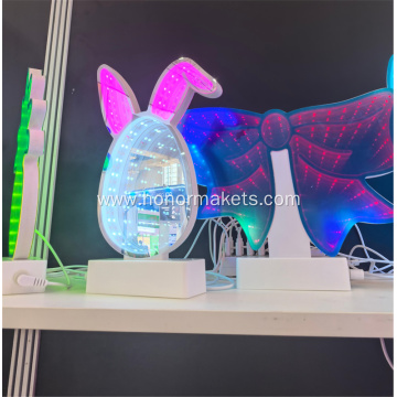 Easter Bunny tunnel lights